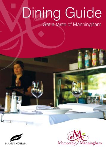 Dining Guide 2010 (PDF, 2.07MB, New Window - Manningham City ...