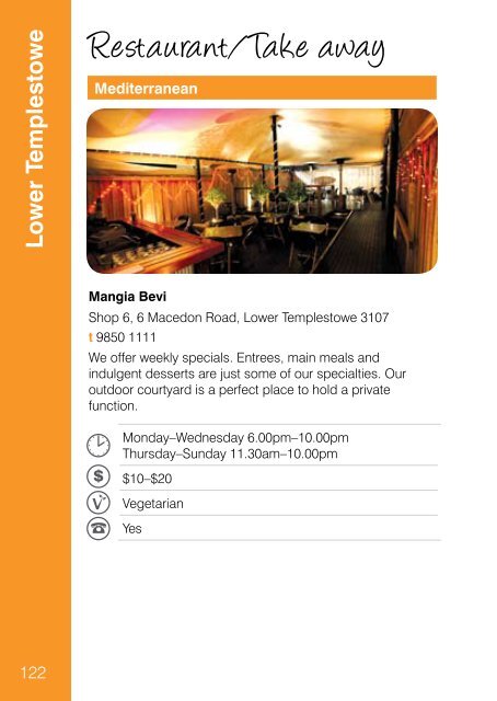 Dining Guide 2010 (PDF, 2.07MB, New Window - Manningham City ...