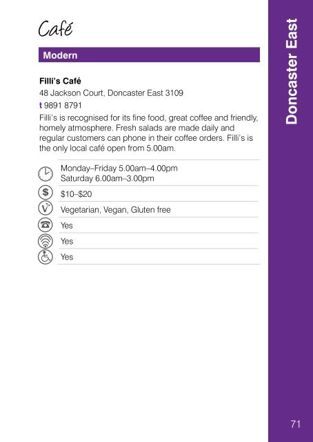 Dining Guide 2010 (PDF, 2.07MB, New Window - Manningham City ...