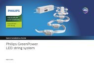 Philips GreenPower LED string system