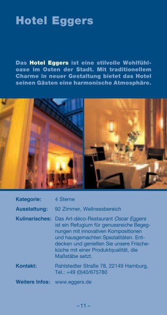 Geheimtipp-Guide - Privathotels Hamburg