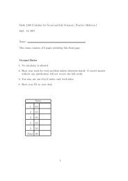 Calculus for Social and Life Sciences 2 - We Tall Did Test Bank