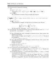 Math 125 Exam #1 Solutions - We Tall Did Test Bank