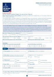 VAF1A application form - UK Border Agency - Home Office