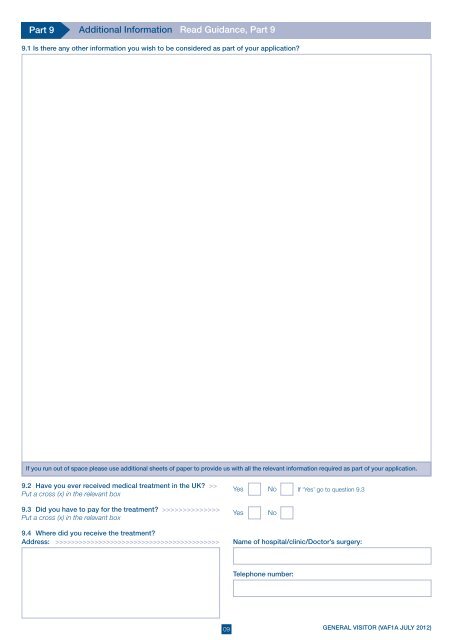 VAF1A application form - UK Border Agency - Home Office