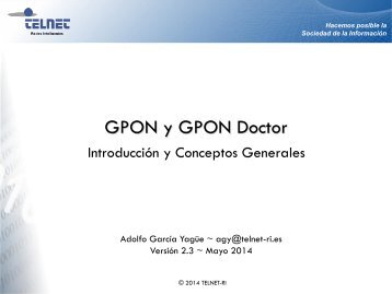 GPON y GPON Doctor