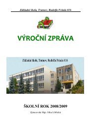 VÝROČNÍ ZPRÁVA