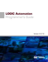 LOGIC Automation Programmer's Guide