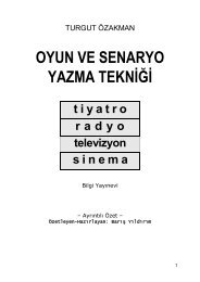 OYUN VE SENARYO YAZMA TEKNİĞİ