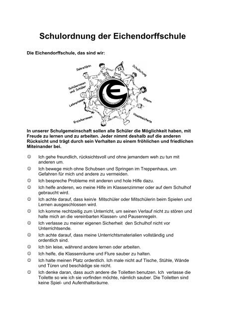 Schulordnung der Eichendorffschule