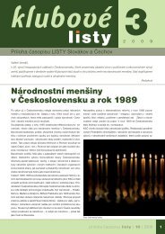 Klubové listy 3 - klubsk.net