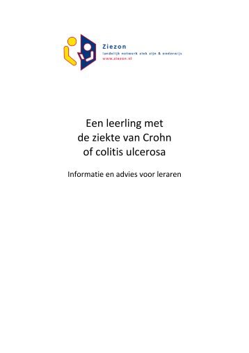 de ziekte van Crohn of colitis ulcerosa