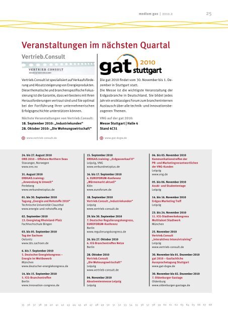 medium gas | 2010.2 - VNG Verbundnetz Gas AG