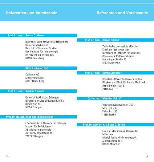 Symposium der Paul-Martini-Stiftung 2012 - Leopoldina