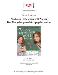 Noch ein Löffelchen voll Zucker Das Mary-Poppins-Prinzip ... - Vgs
