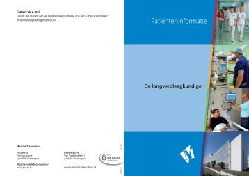 Folder De Astma/COPD-consulent - Martini ziekenhuis