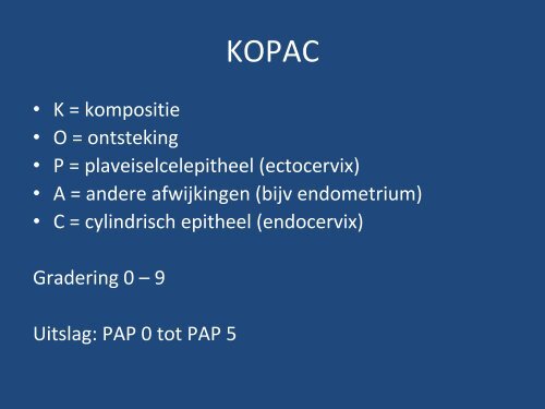 HPV nu en in de toekomst