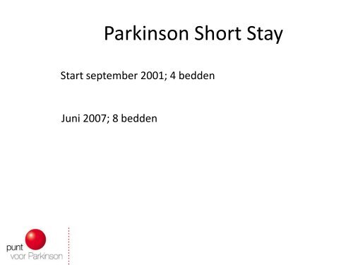 Parkinsonzorg en –behandeling in Groningen Maartenshof