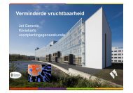 Verminderde vruchtbaarheid