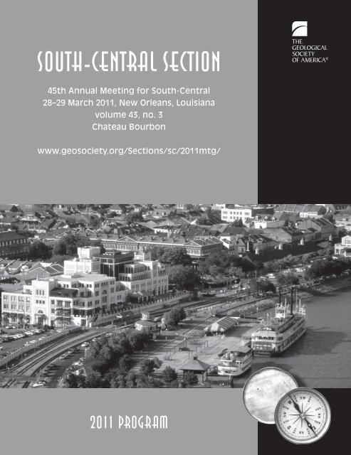 tUESDaY, 29 maRcH 2011 - Geological Society of America