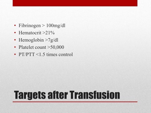 Regional Postpartum Hemorrhage Guidelines