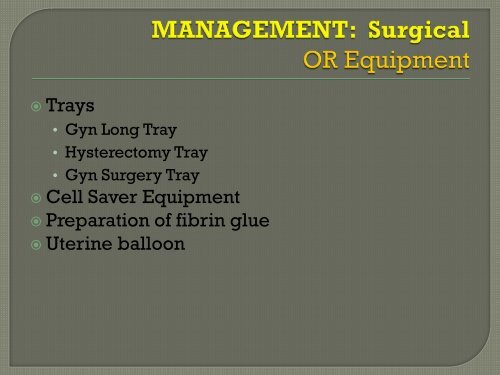 Regional Postpartum Hemorrhage Guidelines