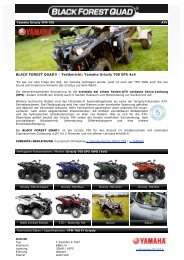 BLACK FOREST QUAD ® - Yamaha Grizzly YFM 700