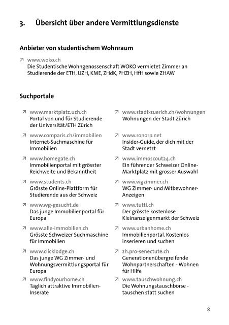 Wohnbulletin 12/13 - ETH - Zimmervermittlung - ETH Zürich