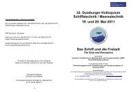 32. Duisburger Kolloquium Schiffstechnik / Meerestechnik 19. und ...