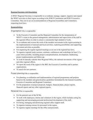 Secretary Job Description. Ingham County Job Description Secretary ... Secretary Job Description. Ingham County Job Description Secretary ...