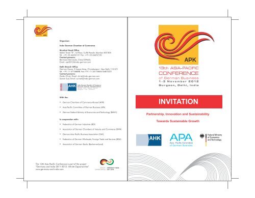 INVITATION Partnership, Innovation and Sustainability Towards ...