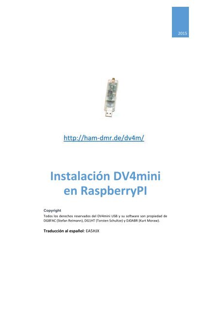 Instalación DV4mini en RaspberryPI