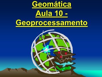 Geoprocessamento - LaboratÃ³rio de Topografia e Cartografia - UFES