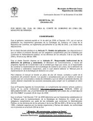 Descargar Decreto 151 de Diciembre 03 de ... - Miranda - Cauca