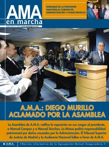 A.M.A. DIEGO MURILLO ACLAMADO POR LA ASAMBLEA