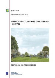 protokoll des preisgerichts - Stadt Verl