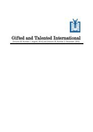 Gifted and Talented International