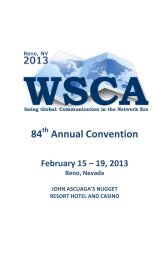 Convention Program - Western States Communication Association