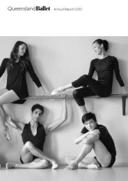 to download our 2012 Annual Report - Queensland Ballet