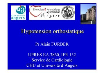 Hypotension orthostatique