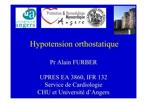 Hypotension orthostatique