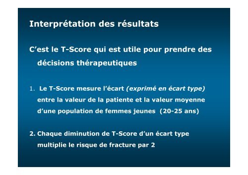 La Densitométrie est-elle toujours utile en 2012?