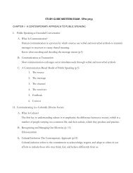 STUDY GUIDE MIDTERM EXAM -‐ SP10-‐31153 CHAPTER 1 -‐ A ...