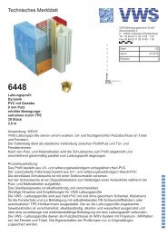 6448 Laibungsprofil Dynamik PVC mit Gewebe - VWS ...