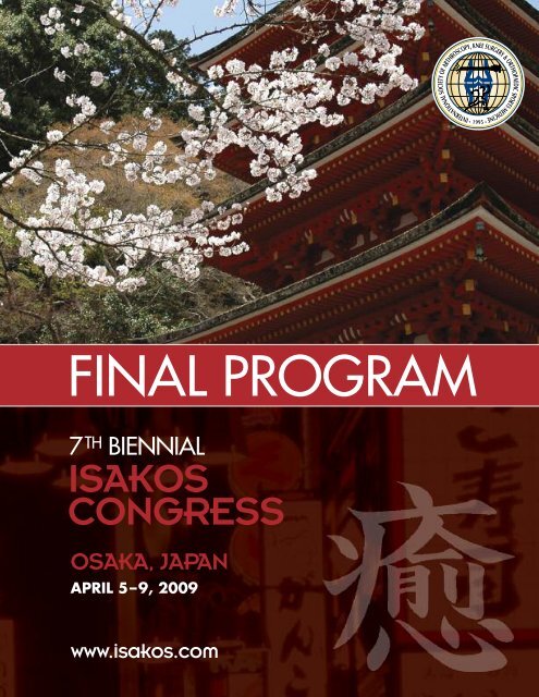 Final Program PDF - ISAKOS