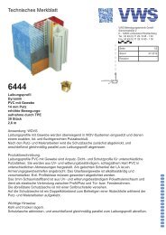 6444 Laibungsprofil Dynamik PVC mit Gewebe - VWS ...