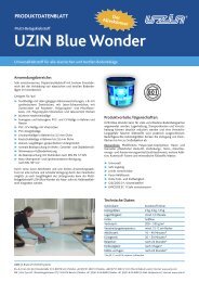 UZIN Blue Wonder PRODUKTDATENBLATT
