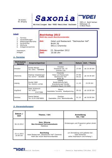 Saxonia - VDEI
