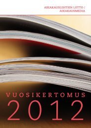 Vuosikertomus 2012 - Aikakausmedia