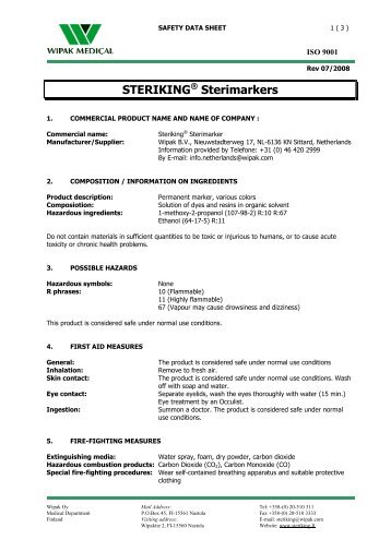 STERIKING Sterimarkers